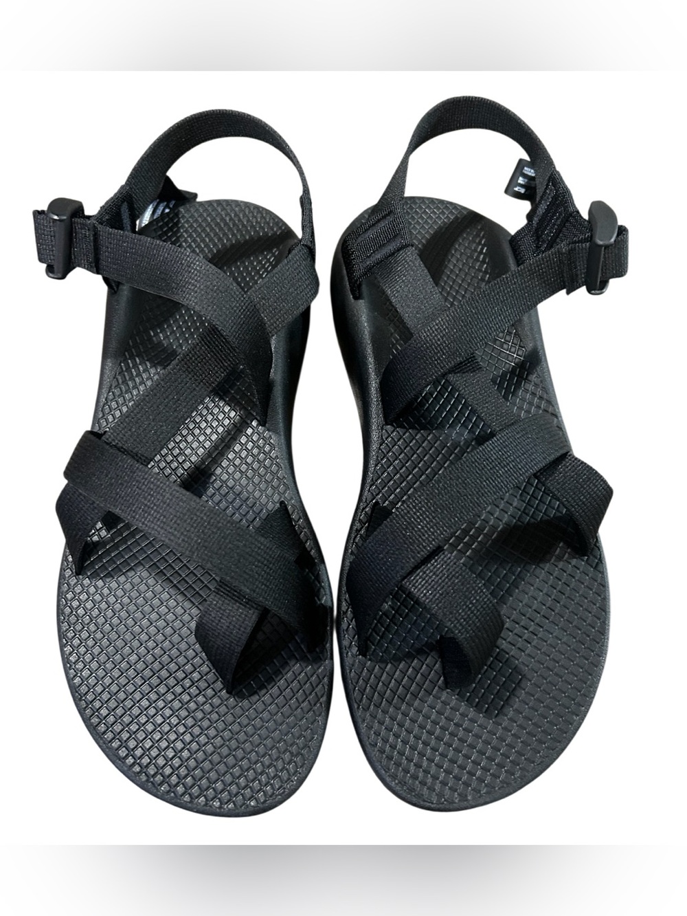 Women's Chaco Z/2 Adjustable Strap Classic Sandal Black Size 11 outdoor shoes - Picture 2 of 5